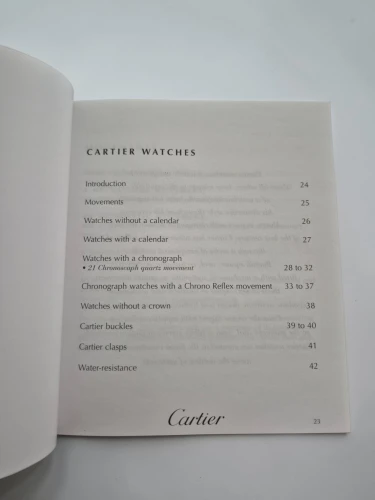 Cartier Instruction manual Circa 2000s PCWA0065 Baignoire, Santos, Tank ect