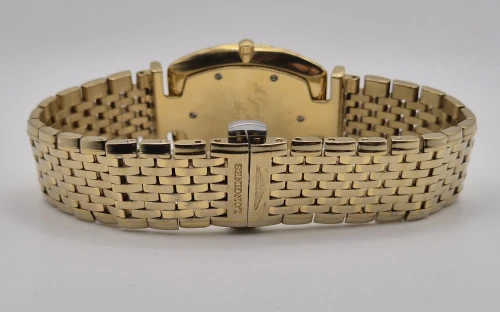 Longines La Grande Classique L4.705.2 Gold plated Tonneau 29.5mm Box & Papers