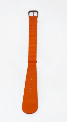 20mm Orange one-piece strap