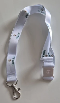 Rolex White Lanyard with box