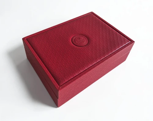 Vintage Rolex red jubilee watch box 60.00.02 leather 1980s-2000s *Marked