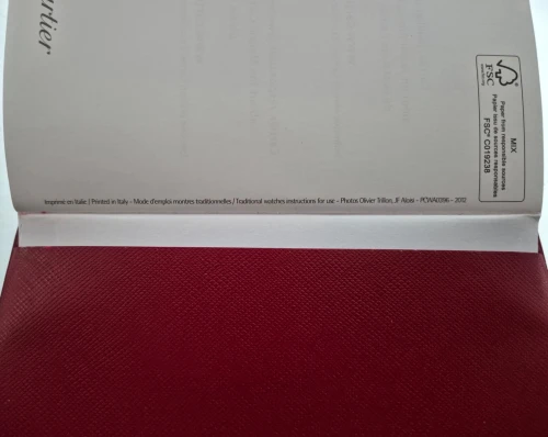 Cartier Instruction manual PCWA0396 Circa 2012 Santos, Panthere, Tank ect...